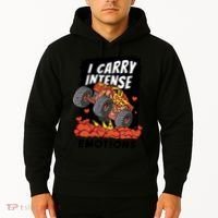 I Carry Intense Emotions Trucker Hoodie thumb 2