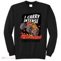I Carry Intense Emotions Trucker Sweatshirt thumb 0