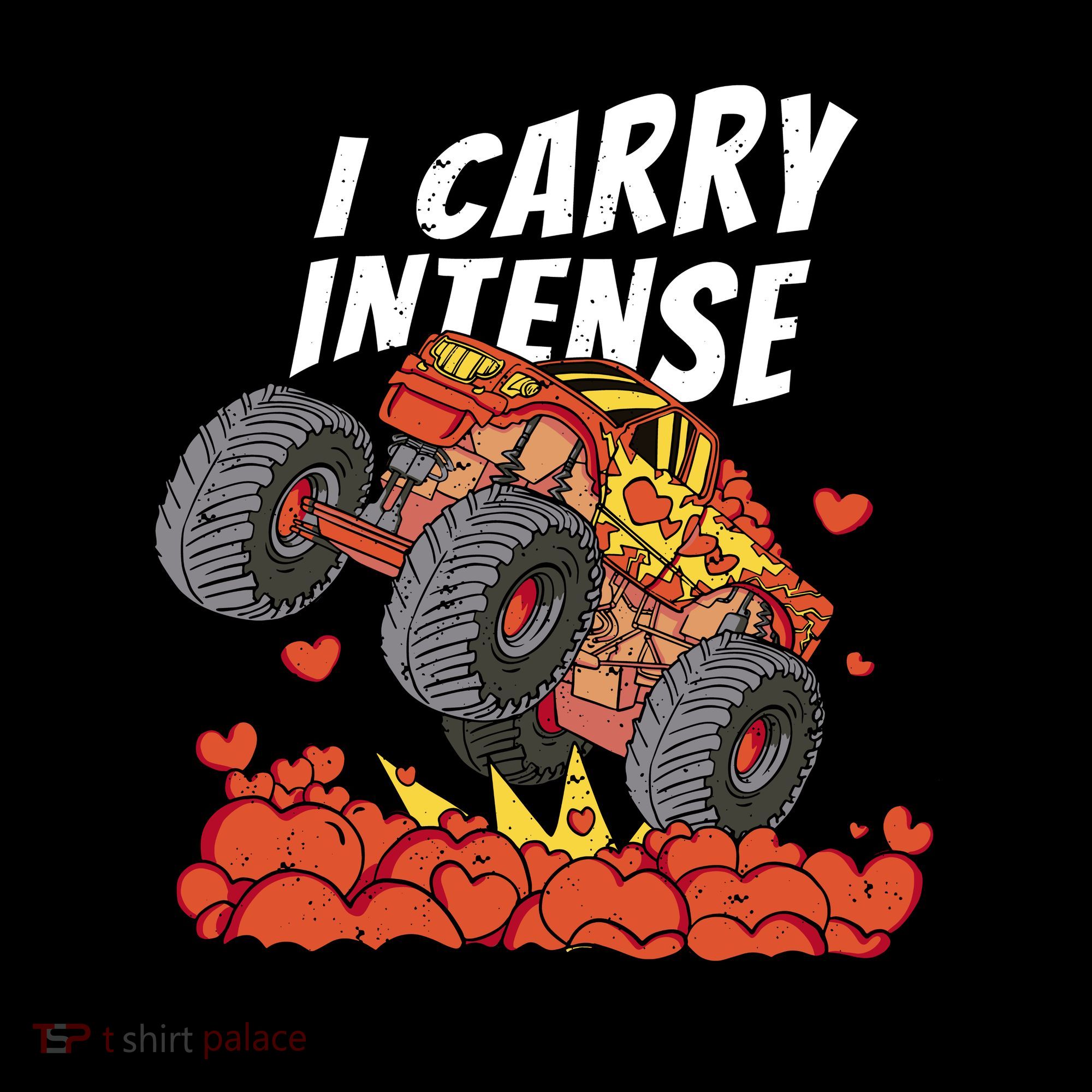 I Carry Intense Emotions Trucker Sweatshirt