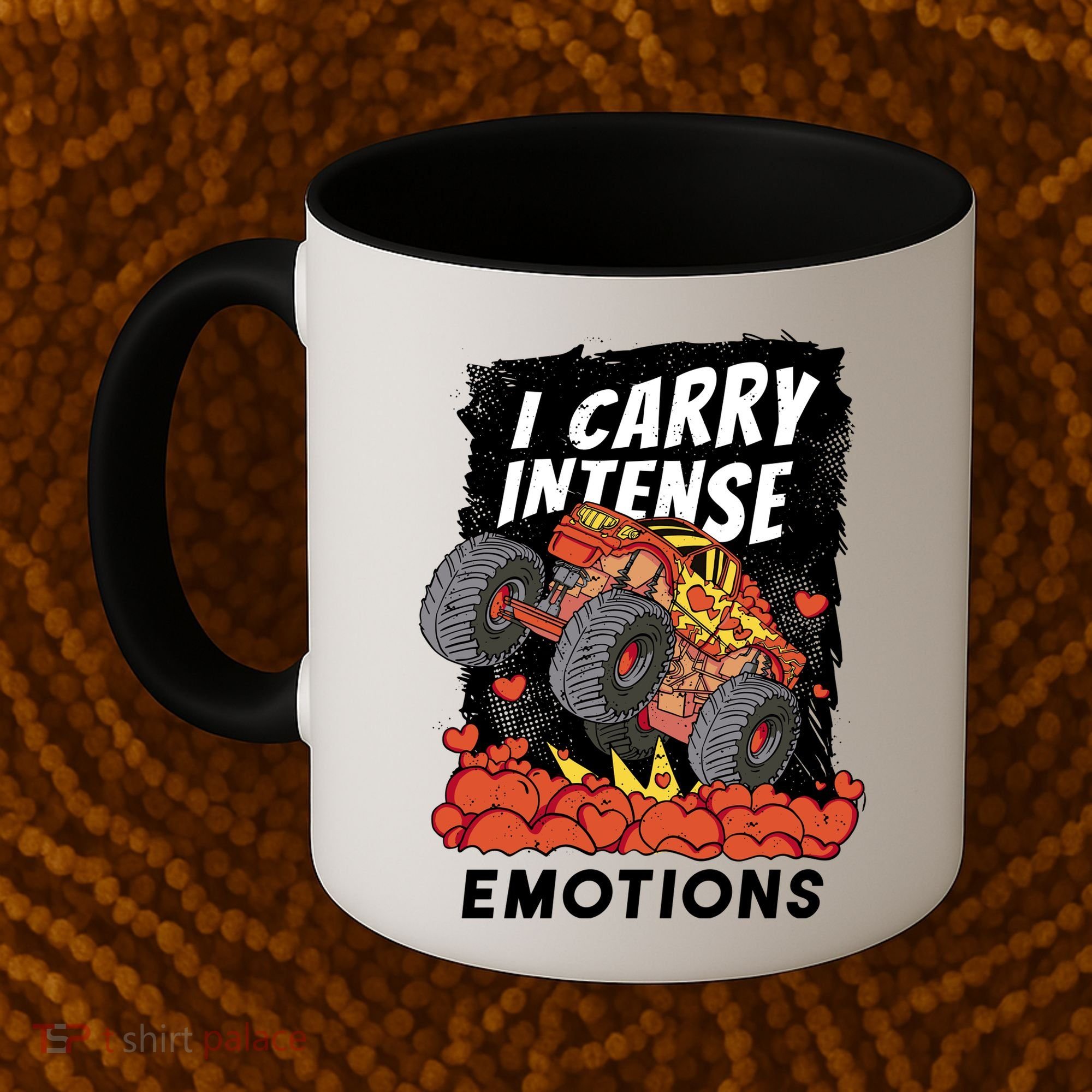 I Carry Intense Emotions Trucker Coffee Mug