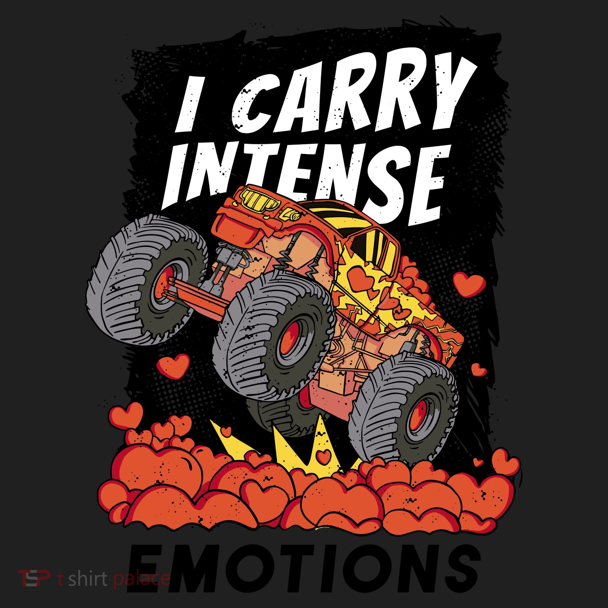 I Carry Intense Emotions Trucker Beanie