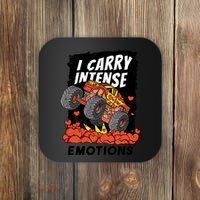 I Carry Intense Emotions Trucker Coaster thumb 0