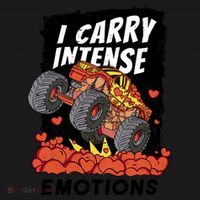 I Carry Intense Emotions Trucker Coaster thumb 2