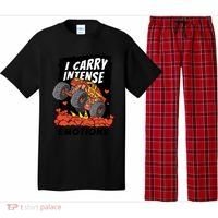 I Carry Intense Emotions Trucker Pajama Set thumb 0