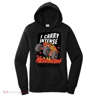I Carry Intense Emotions Trucker Women's Hoodie