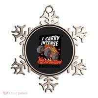 I Carry Intense Emotions Trucker Ornament thumb 0