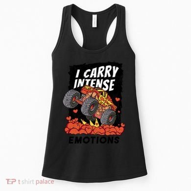 I Carry Intense Emotions Trucker Women's Tank Top