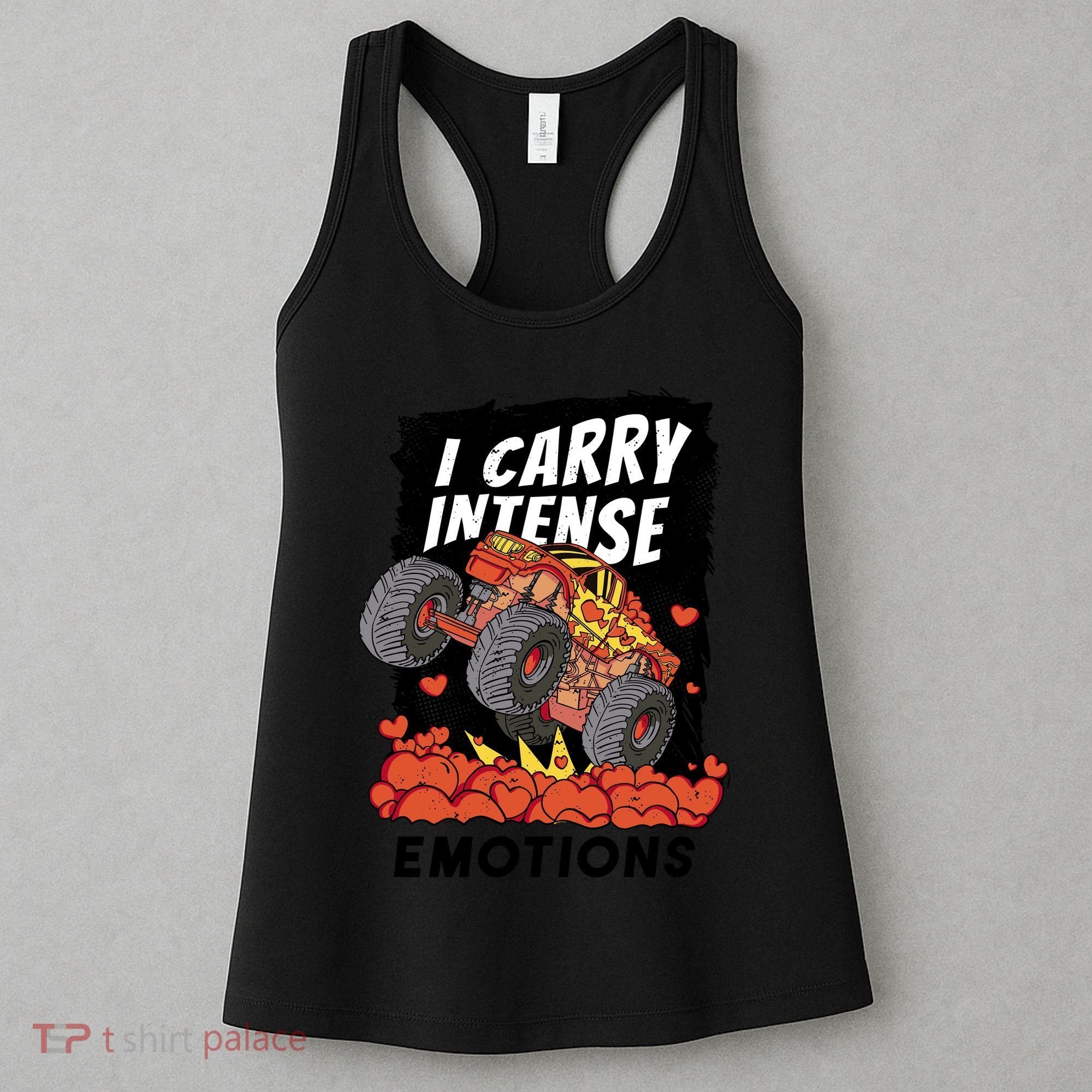 I Carry Intense Emotions Trucker Women's Tank Top