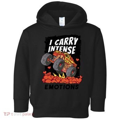 I Carry Intense Emotions Trucker Toddler Hoodie