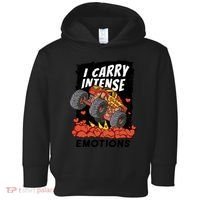 I Carry Intense Emotions Trucker Toddler Hoodie thumb 0