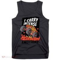 I Carry Intense Emotions Trucker Tank Top thumb 0