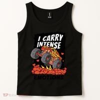 I Carry Intense Emotions Trucker Tank Top thumb 2