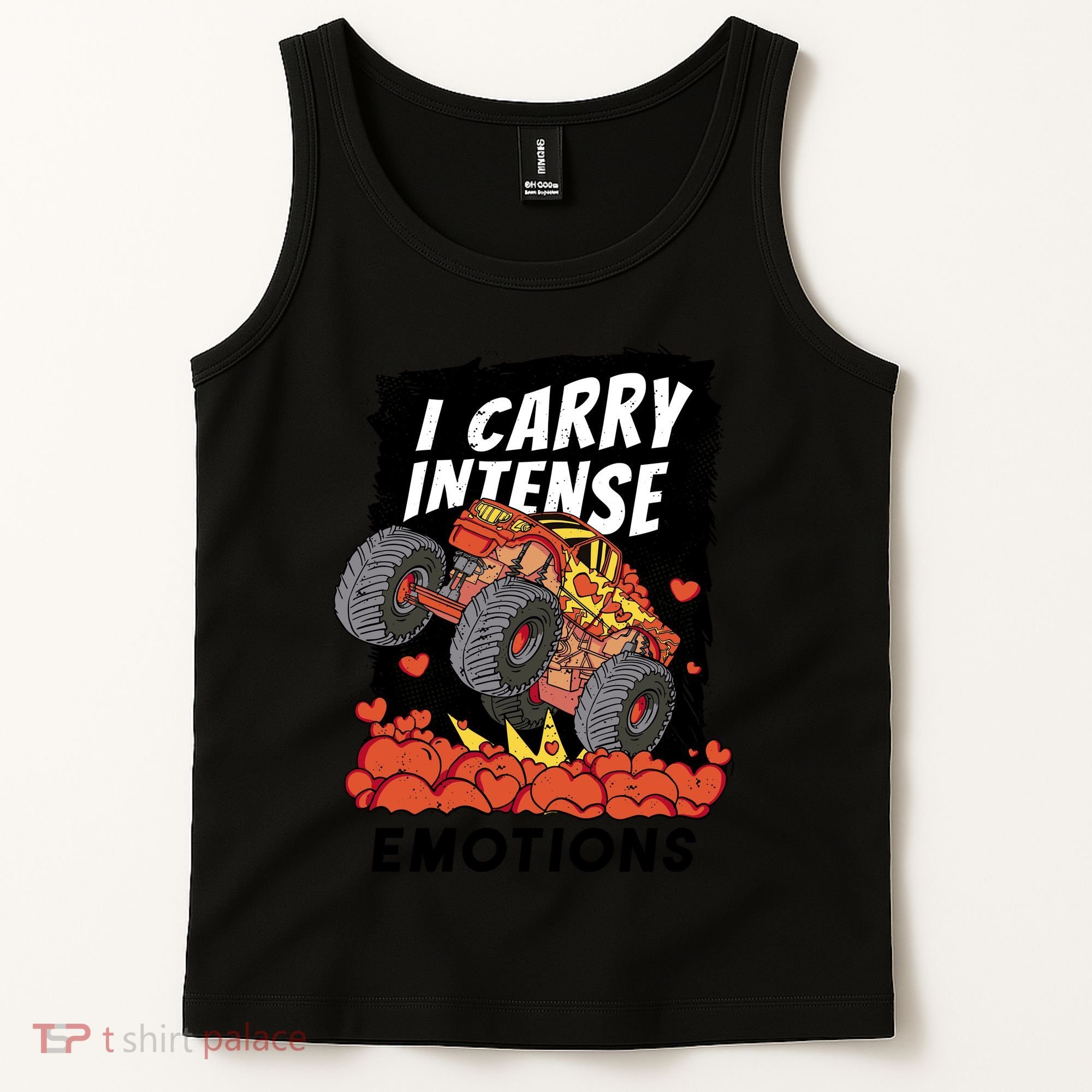 I Carry Intense Emotions Trucker Tank Top