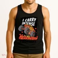 I Carry Intense Emotions Trucker Tank Top thumb 3