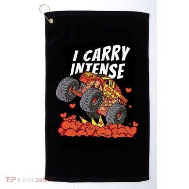 I Carry Intense Emotions Trucker Golf Towel