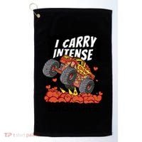 I Carry Intense Emotions Trucker Golf Towel thumb 0