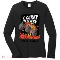 I Carry Intense Emotions Trucker Women's Long Sleeve Shirt thumb 0