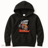 I Carry Intense Emotions Trucker Kids Hoodie thumb 0