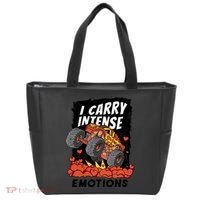 I Carry Intense Emotions Trucker Tote Bag thumb 0