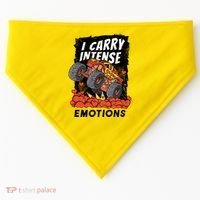 I Carry Intense Emotions Trucker USA-Made Doggie Bandana thumb 0