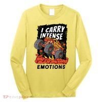 I Carry Intense Emotions Trucker Long Sleeve Shirt thumb 0