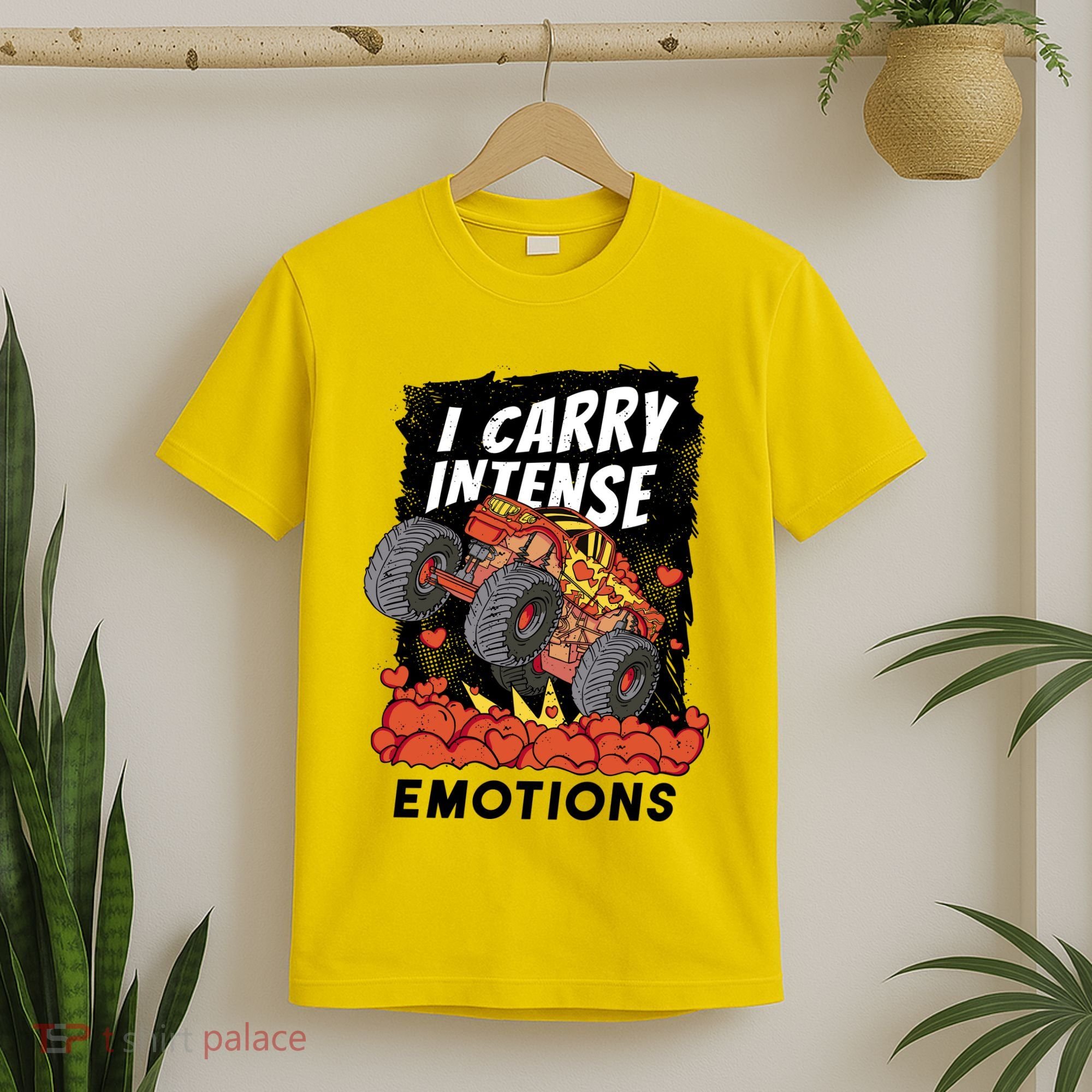 I Carry Intense Emotions Trucker T-Shirt