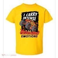 I Carry Intense Emotions Trucker Toddler T-Shirt thumb 0