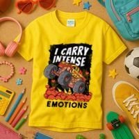 I Carry Intense Emotions Trucker Kids T-Shirt thumb 3