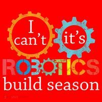 I Cant Its Robotics Build Season Robitics Engineer Student Santa Hat thumb 1