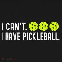 I CanT I Have Pickleball Funny Pickleball Coach Funny Gift USA-Made Doggie Bandana thumb 2