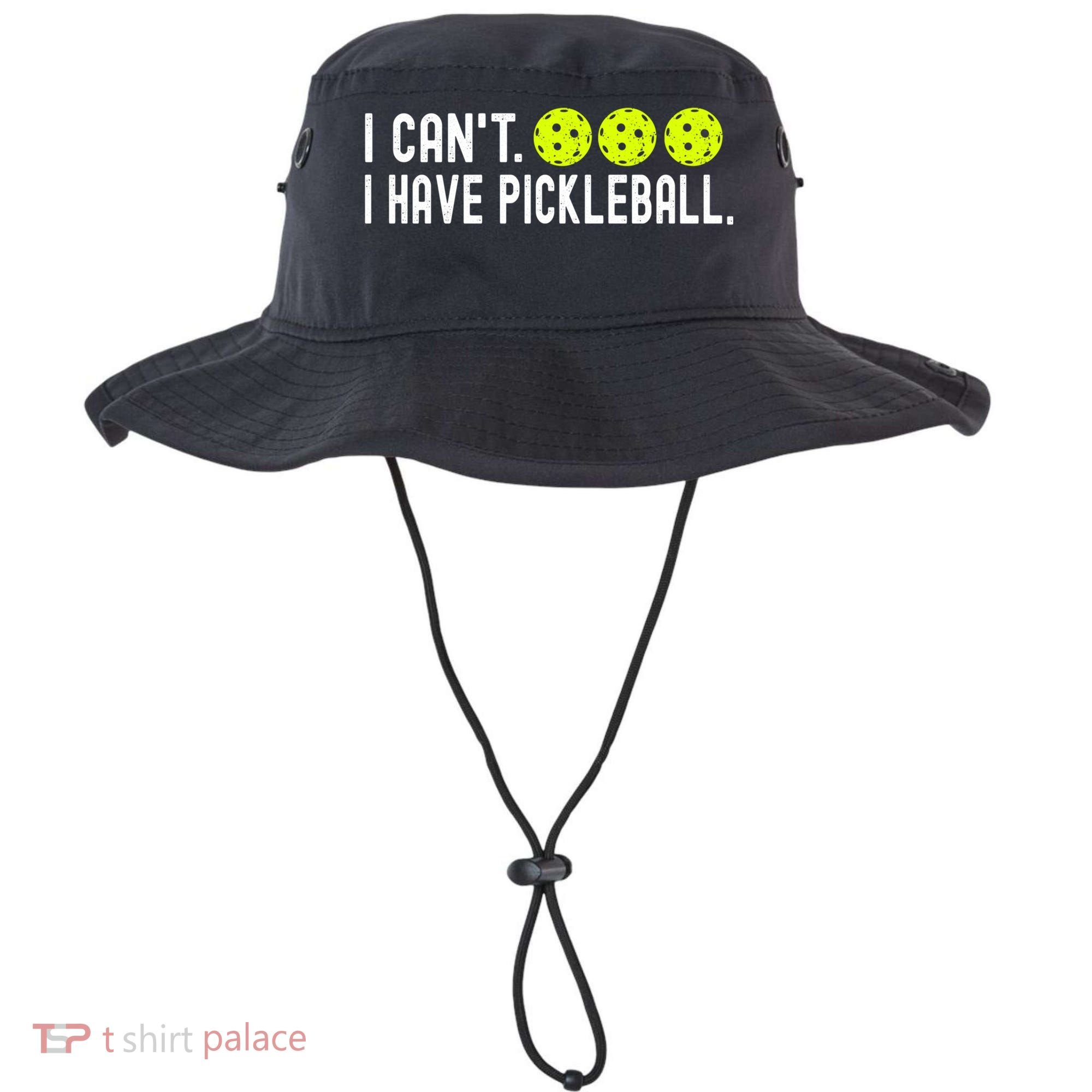 I CanT I Have Pickleball Funny Pickleball Coach Funny Gift Bucket Hat