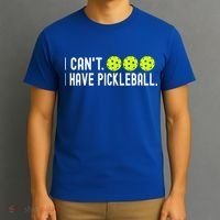 I CanT I Have Pickleball Funny Pickleball Coach Funny Gift T-Shirt thumb 3