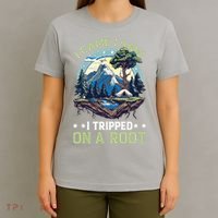 I Came I Saw I Tripped On A Root Hiking Trail Hobby  T-Shirt thumb 4