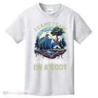 I Came I Saw I Tripped On A Root Hiking Trail Hobby  Kids T-Shirt thumb 0