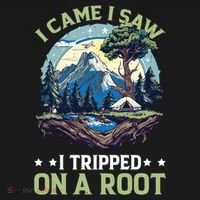 I Came I Saw I Tripped On A Root Hiking Trail Hobby  Tank Top thumb 6