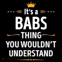 Inked Creation Its A Babs Thing You WouldnT Understand Women's Hoodie thumb 2