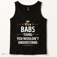 Inked Creation Its A Babs Thing You WouldnT Understand Tank Top thumb 2