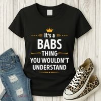 Inked Creation Its A Babs Thing You WouldnT Understand Women's T-Shirt thumb 3