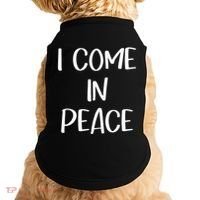 I Come In Peace IM Peace Couple Matching Doggie Tank thumb 0