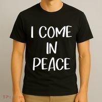 I Come In Peace IM Peace Couple Matching T-Shirt thumb 3