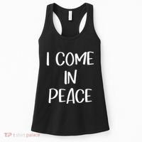 I Come In Peace IM Peace Couple Matching Women's Tank Top thumb 0