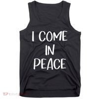 I Come In Peace IM Peace Couple Matching Tank Top thumb 0