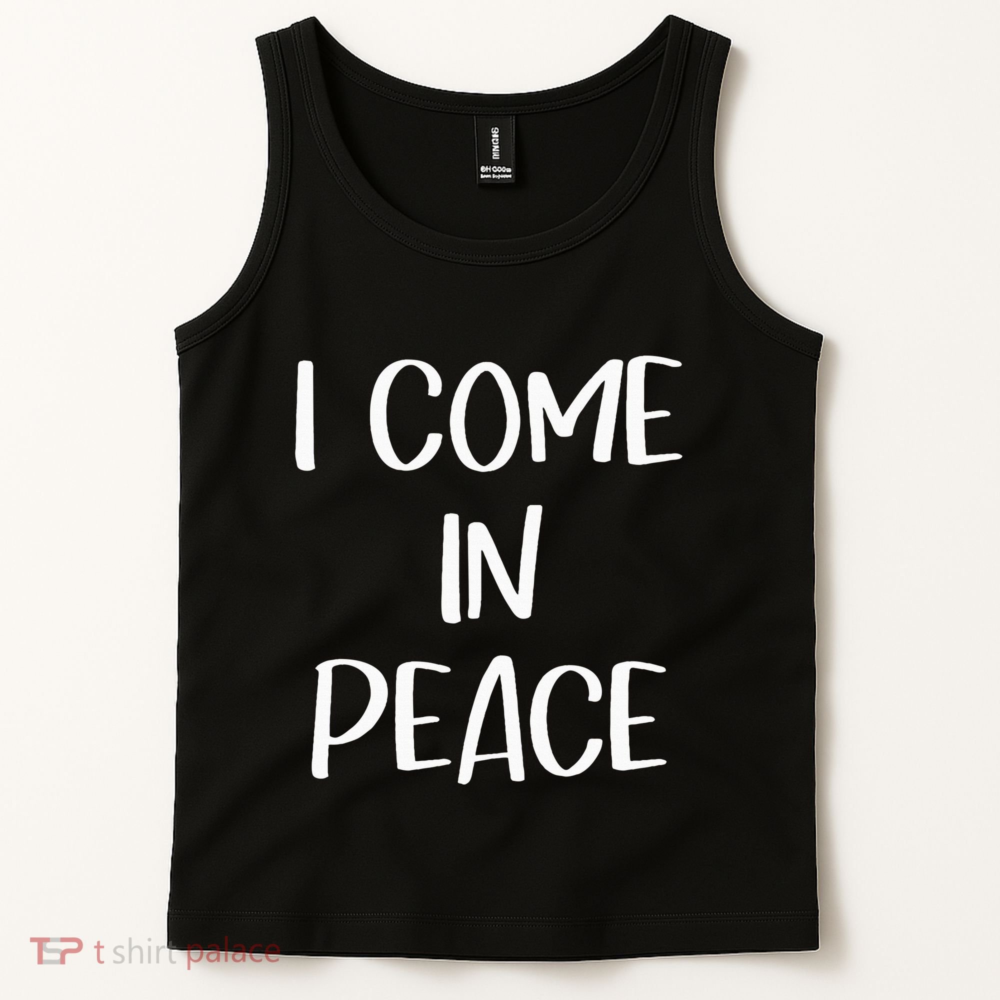 I Come In Peace IM Peace Couple Matching Tank Top