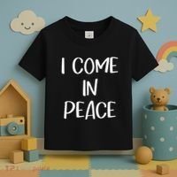 I Come In Peace IM Peace Couple Matching Toddler T-Shirt thumb 3