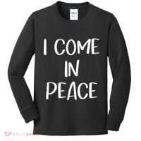 I Come In Peace IM Peace Couple Matching Kids Long Sleeve Shirt thumb 0