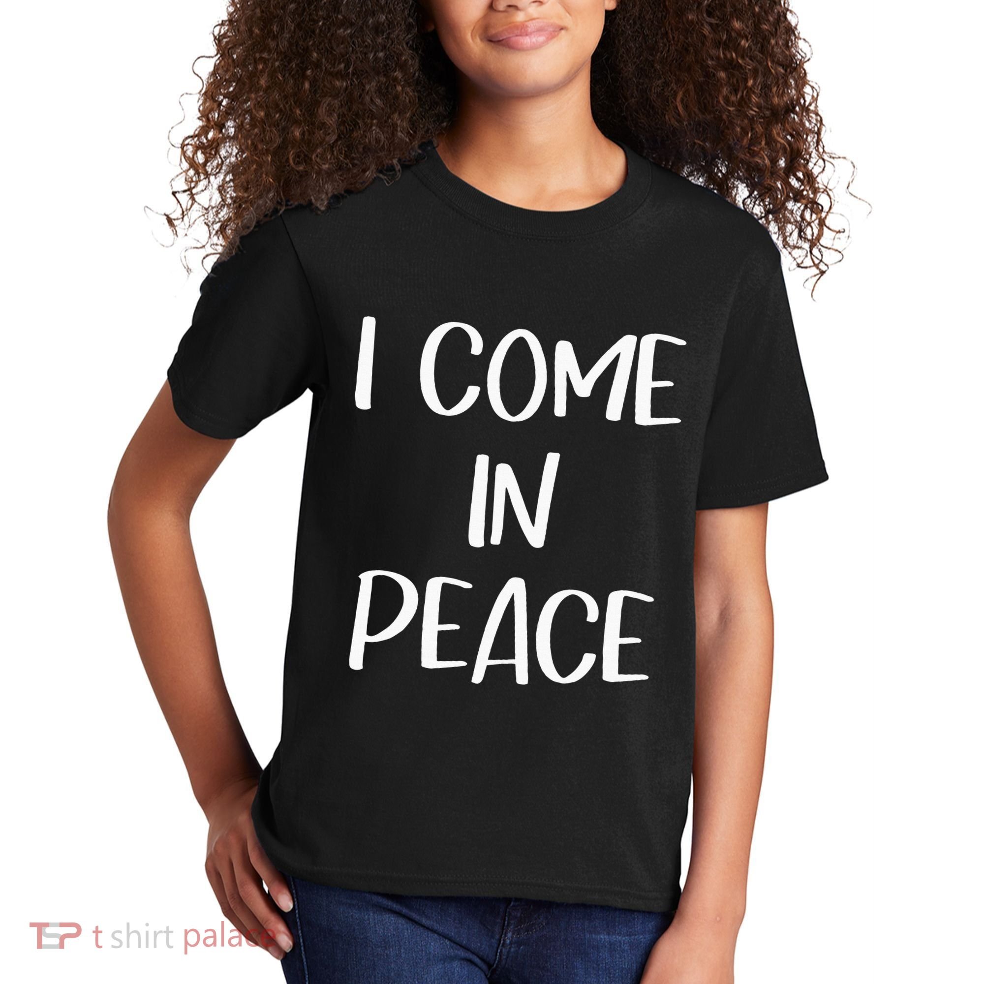 I Come In Peace IM Peace Couple Matching Kids T-Shirt