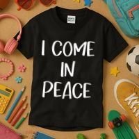 I Come In Peace IM Peace Couple Matching Kids T-Shirt thumb 3