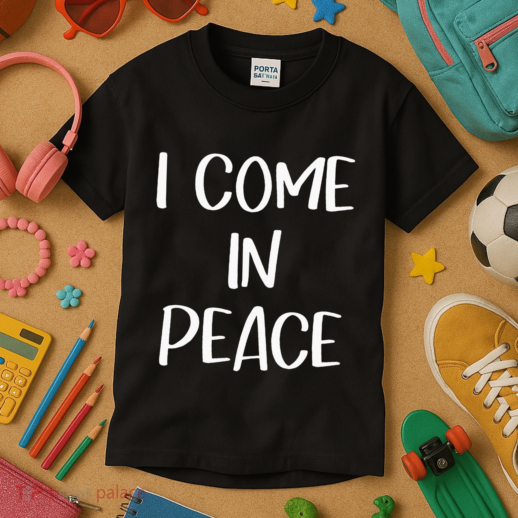 I Come In Peace IM Peace Couple Matching Kids T-Shirt
