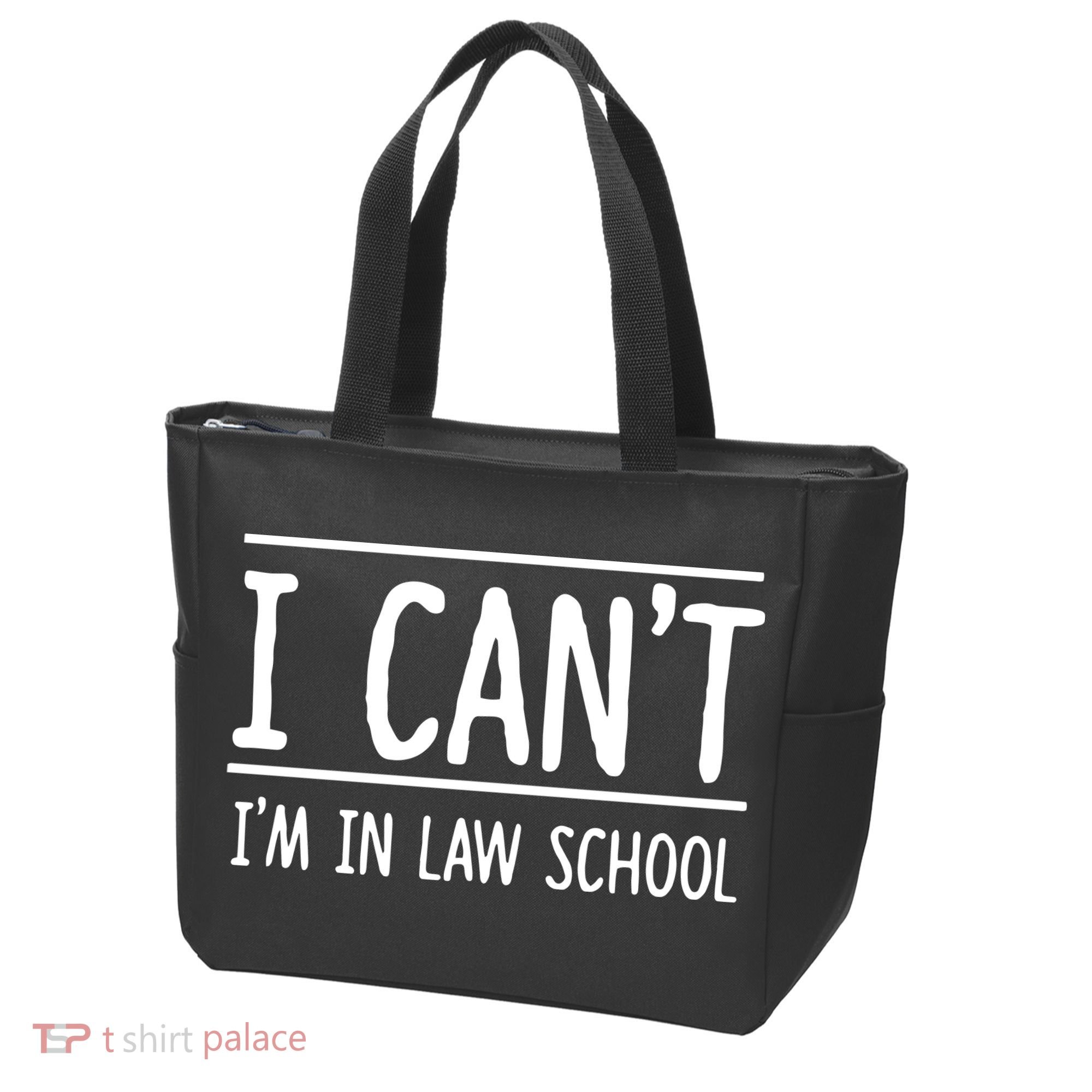 I Cant Im In Law School Student Future Attorney Tote Bag