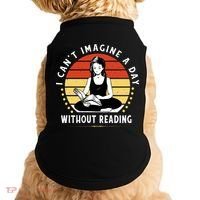 I Can't Imagine My Day Without Reading Doggie Tank thumb 0